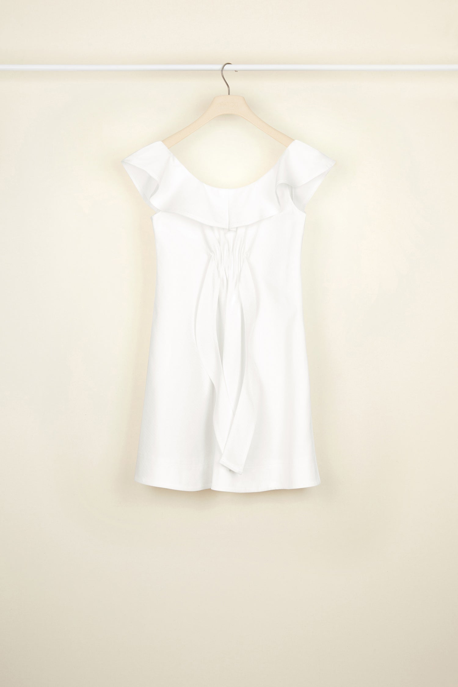 Patou DR046 mini robe coton perle à volants taille 34-42