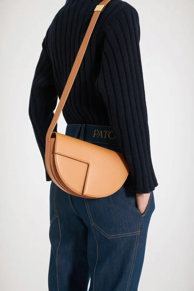Patou Le Patou BA001 sac cuir biscuit main bandoulière