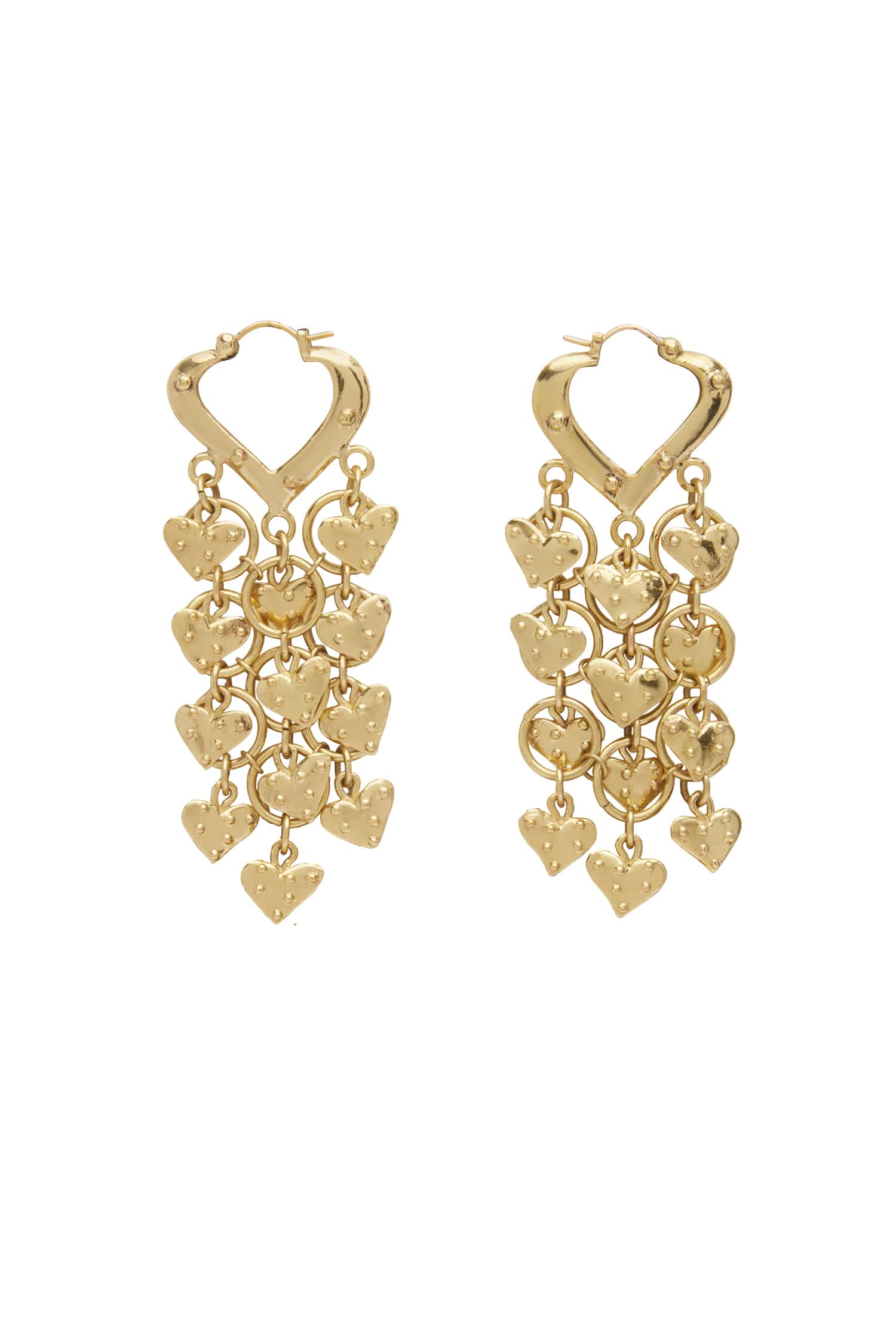 Alemäis Atomic Heart boucles d'oreilles cœur laiton