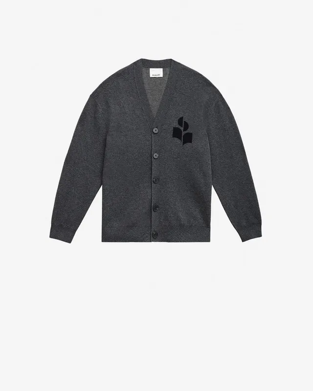 Isabel Marant Mailles Curtis cardigan anthracite laine