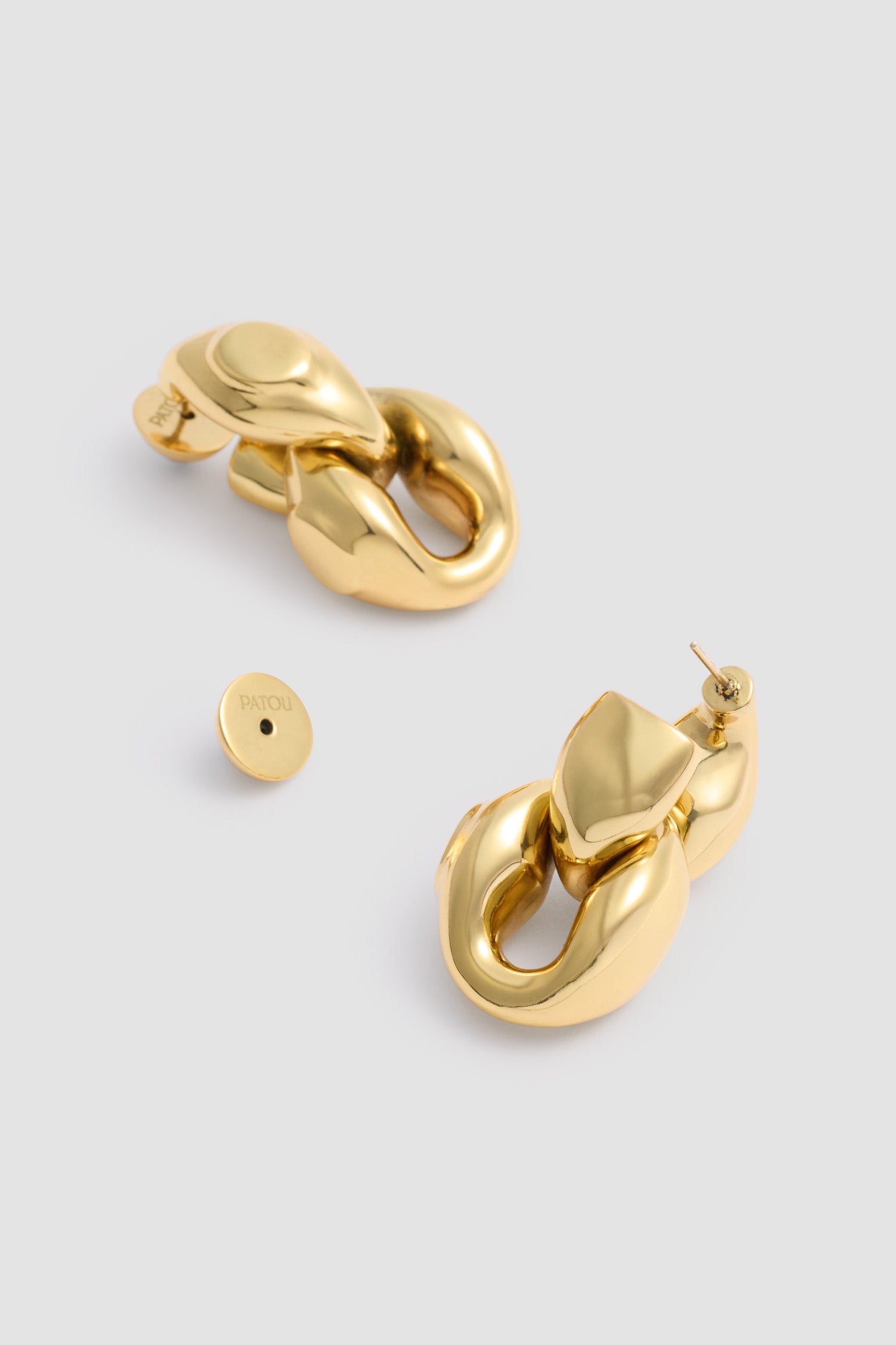Patou JW161 boucles chevalière laiton doré Gold