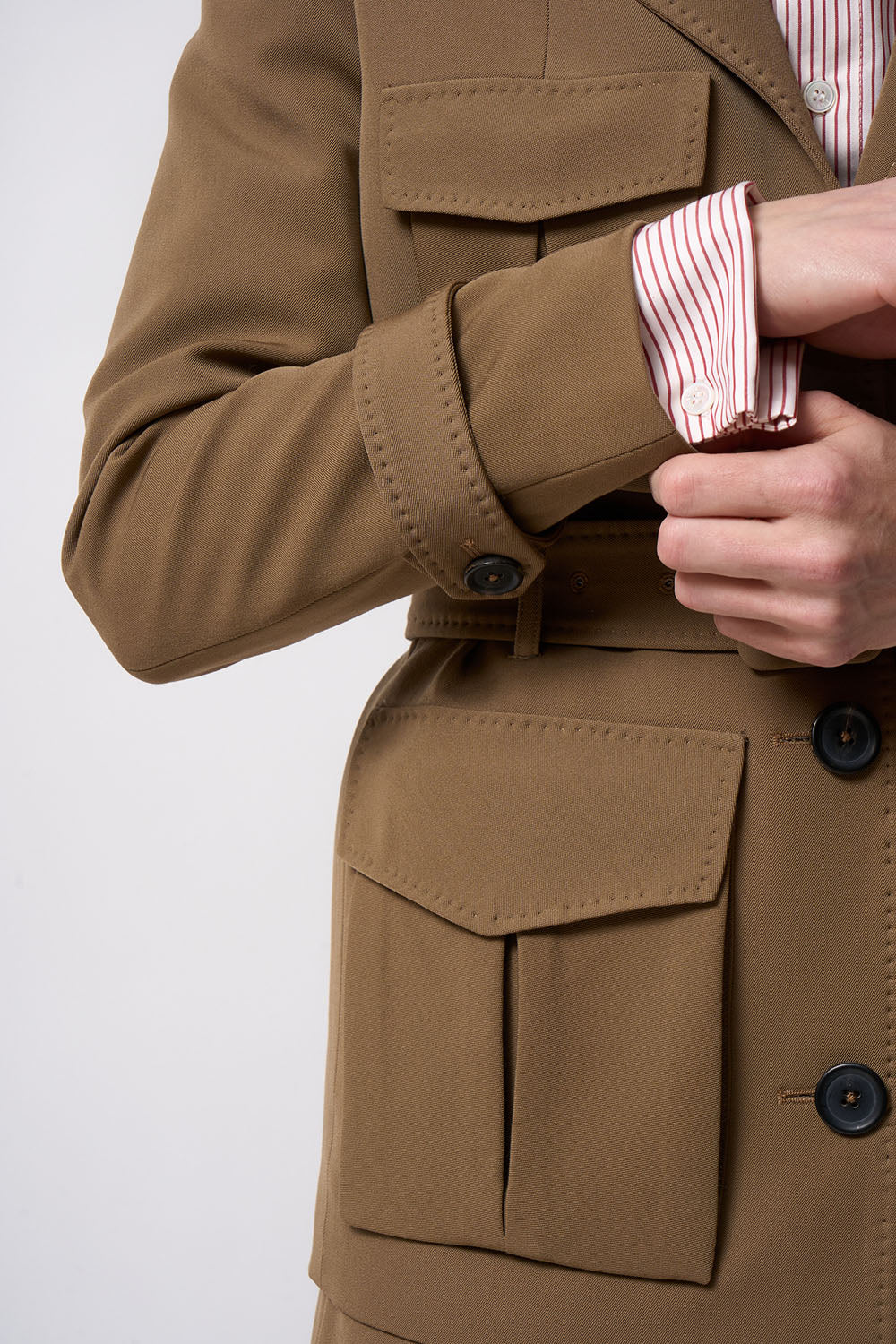 Paul & Joe Eddy veste laine vierge camel Tilda Jonathan