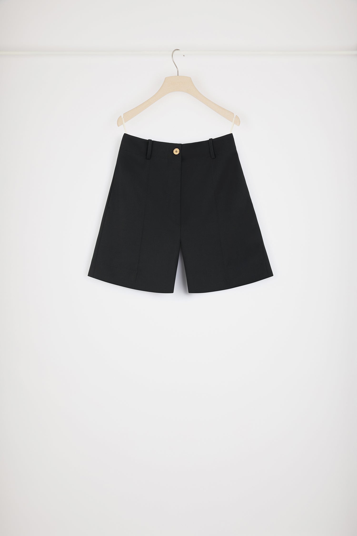 Patou P24TR0360103999B short noir laine tailleur