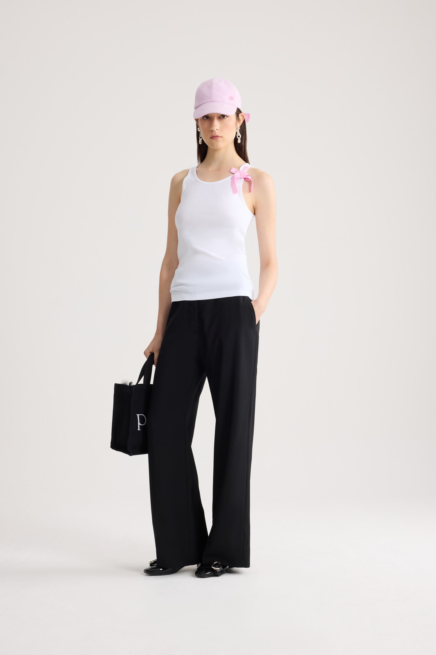 Patou Débardeur JE212 Coton Nœud Blanc XS-XL