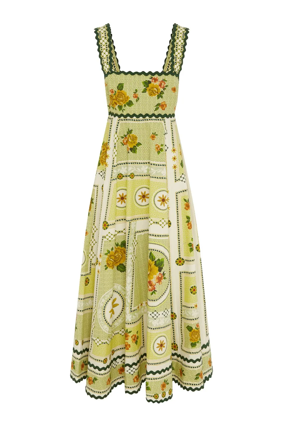 Alemaïs Dixie robe midi coton floral