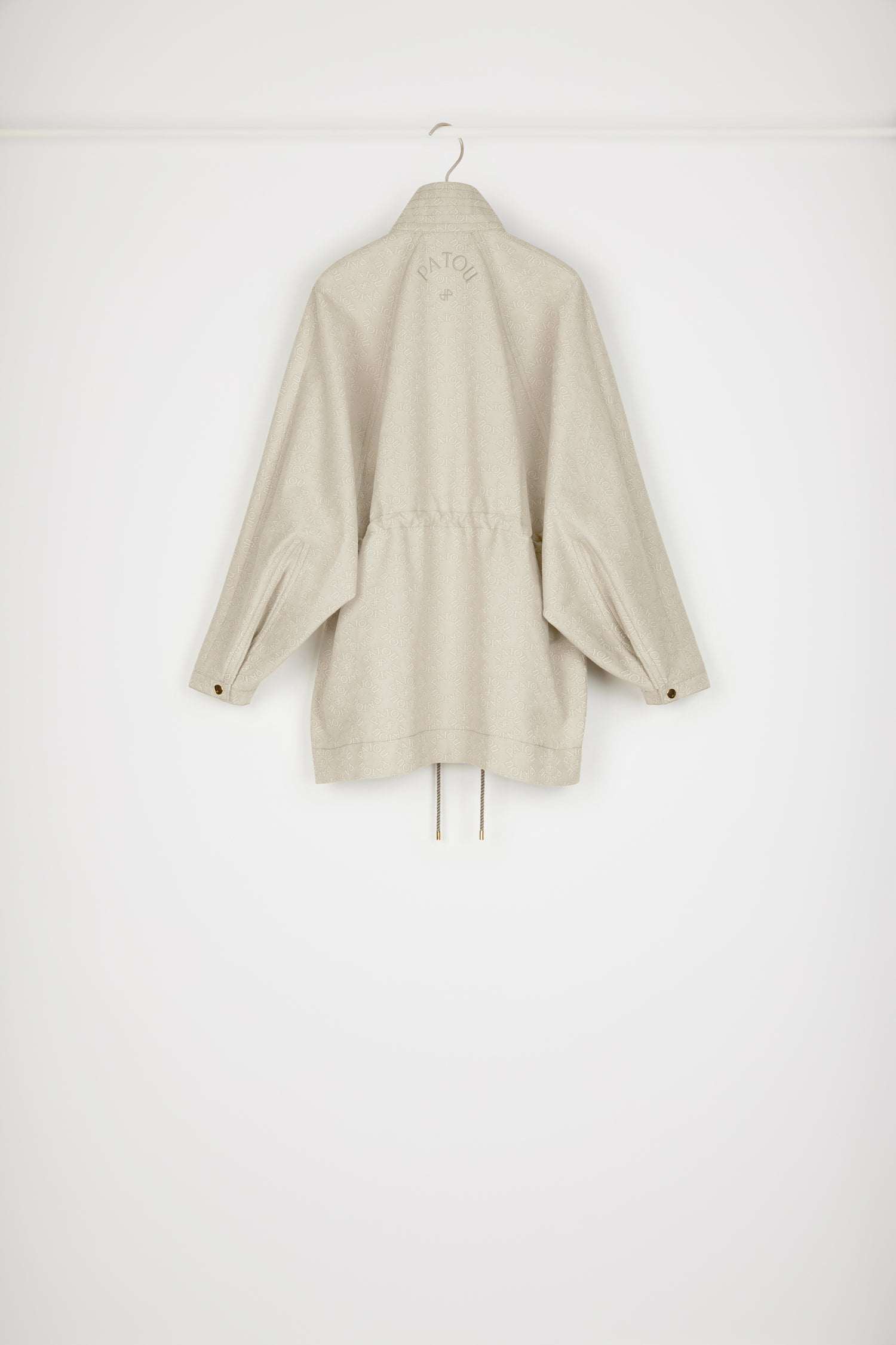 Patou Coats parka OU01801335100 jacquard medallion coton