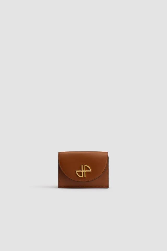 Patou SL002 portefeuille cuir marron Autumn Leaf