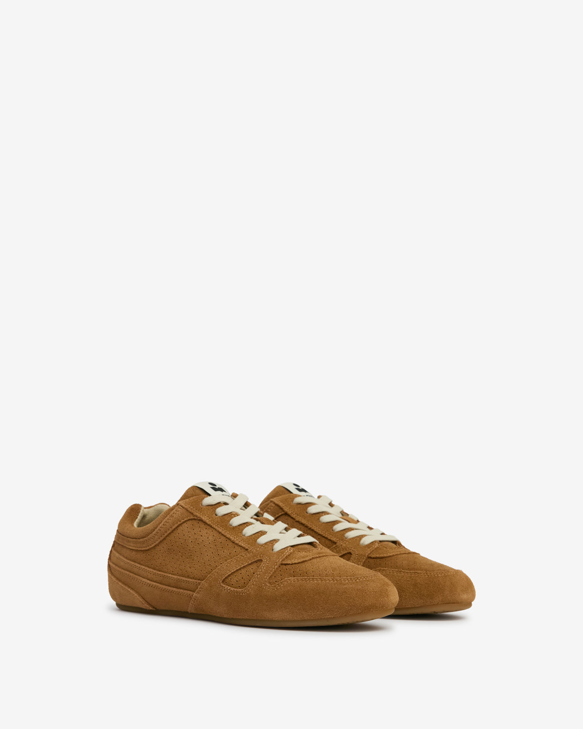 Isabel Marant Senny Low Baskets Basses Cognac Cuir Suède