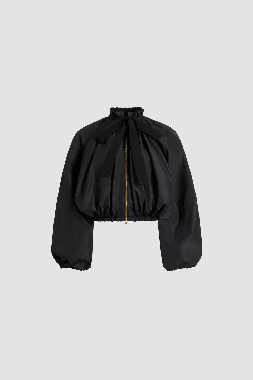 Patou OU017 blouson volume polyester recyclé noir