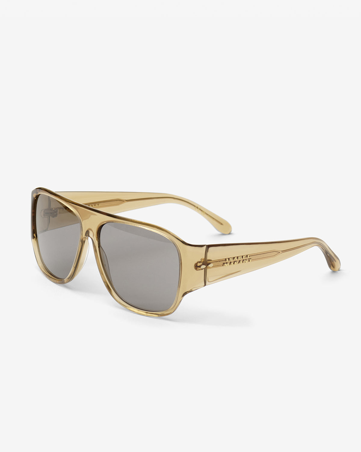 Isabel Marant Mikala lunettes de soleil ocre gris masque