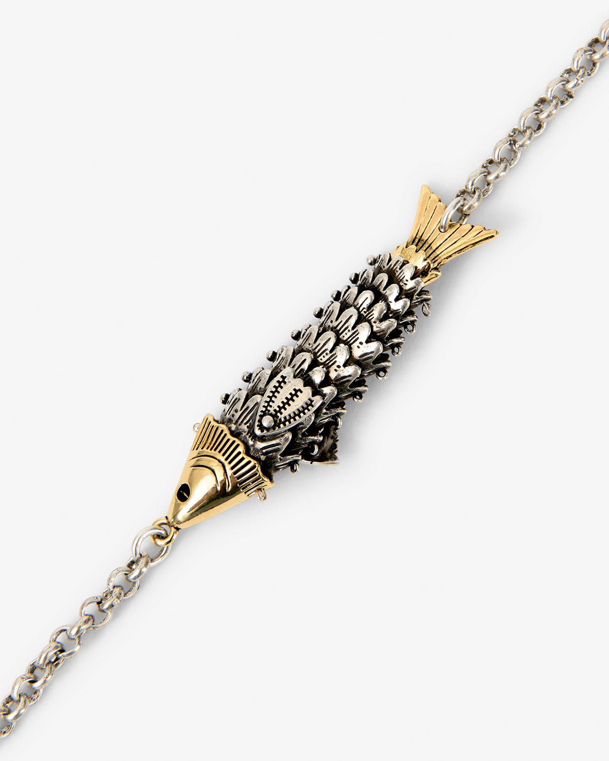Isabel Marant Bijoux River BR0184HA bracelet argenté-doré T1