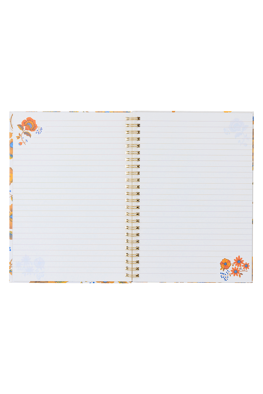 Paul & Joe Papeterie Carnet A5 motif fleurs jaunes carnet ivoire