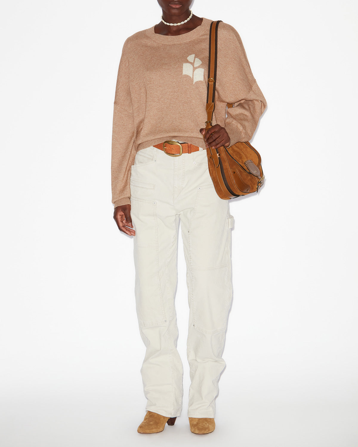 Isabel Marant Mailles Marisans PU0053FA pull camel