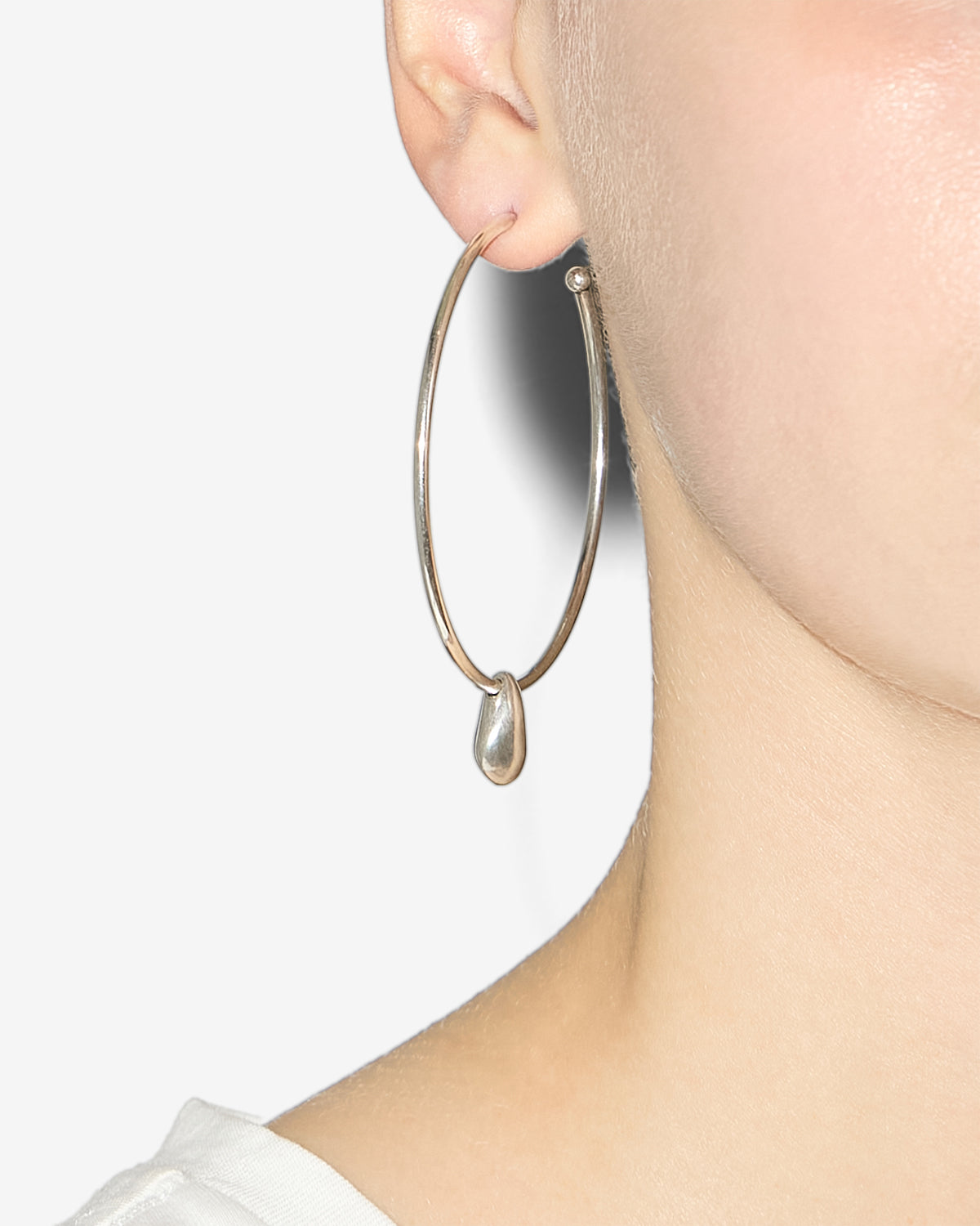 Isabel Marant Shiny Day boucles oreilles argent 7 cm