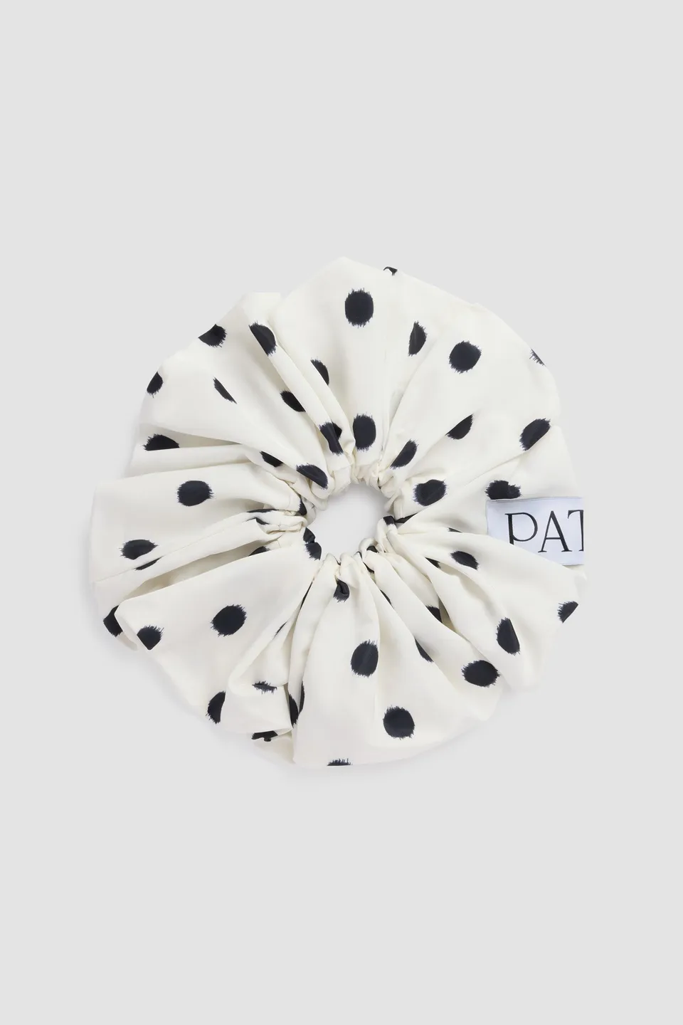 Patou Accessories AC05902455964 chouchou maxi Cloud Dancer pois