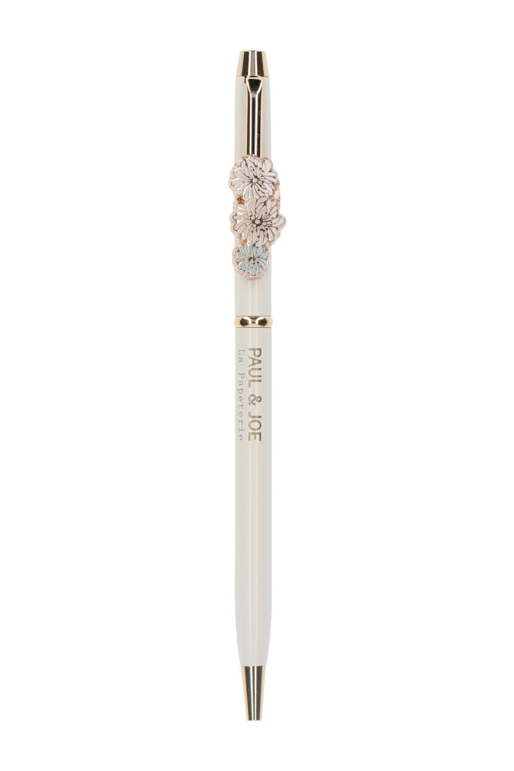 Paul & Joe Papeterie stylo bille blanc TU motif fleur