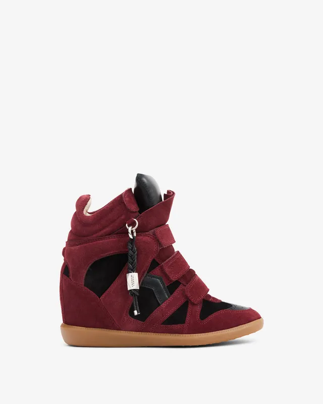 Isabel Marant Bekett Ring BK0104FA baskets bordeaux-noir