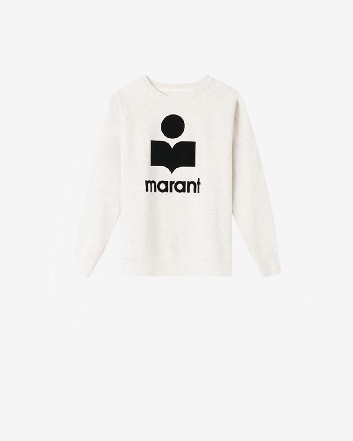 Isabel Marant Milly sweatshirt écru coton manches longues