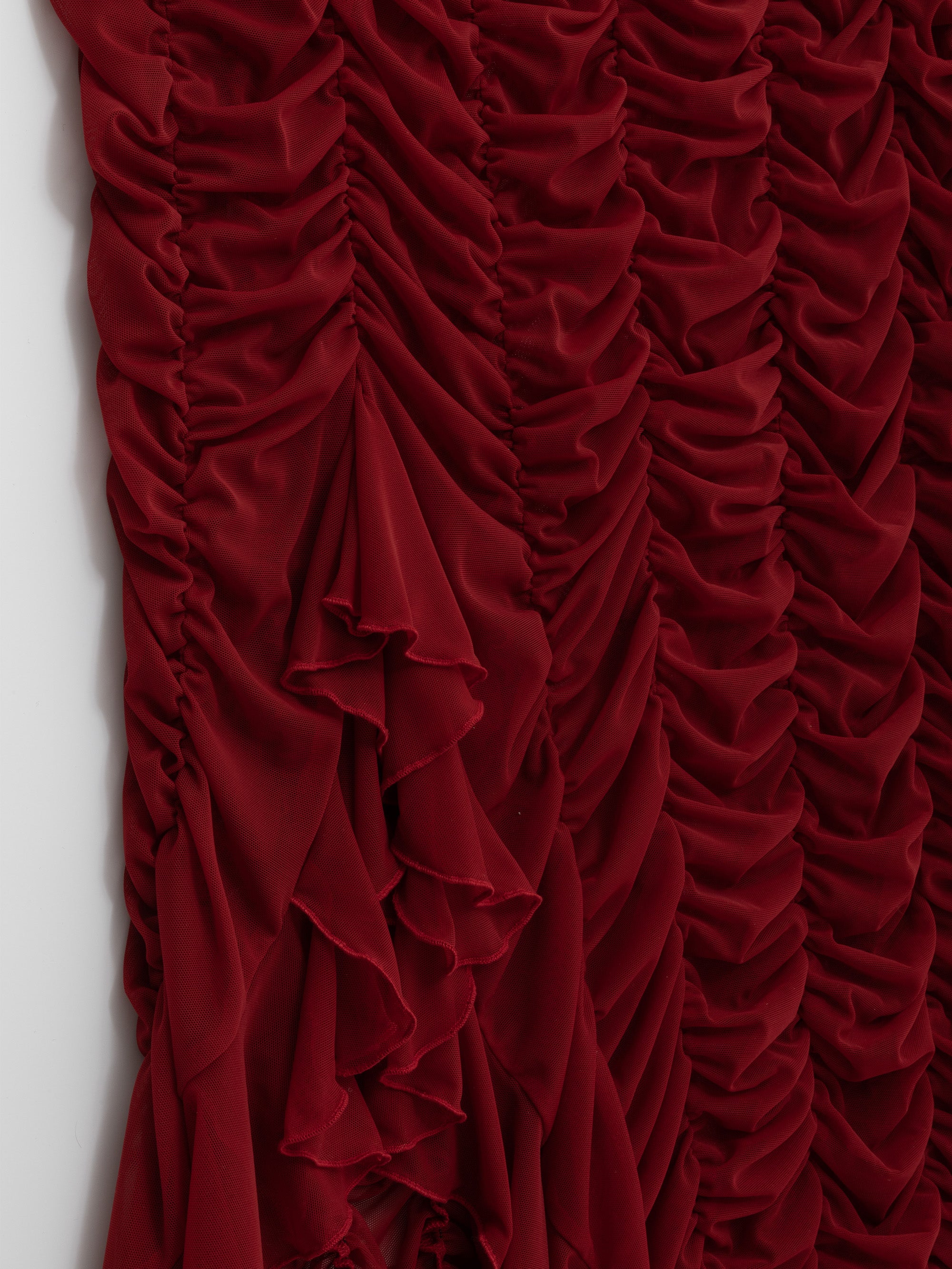 Ester Manas Drama robe rouge mesh grossesse 44/50