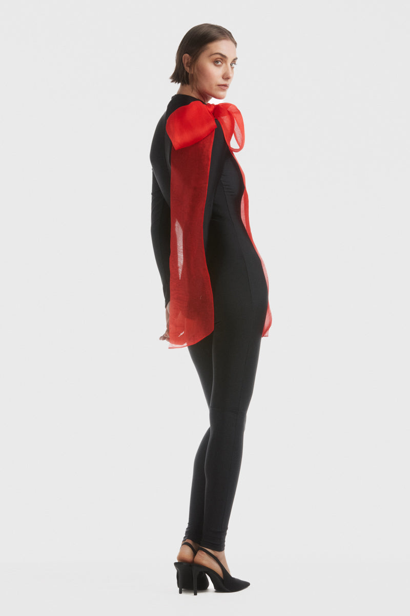 ATU Body Couture Catsuits combinaison Luna nœud rouge S