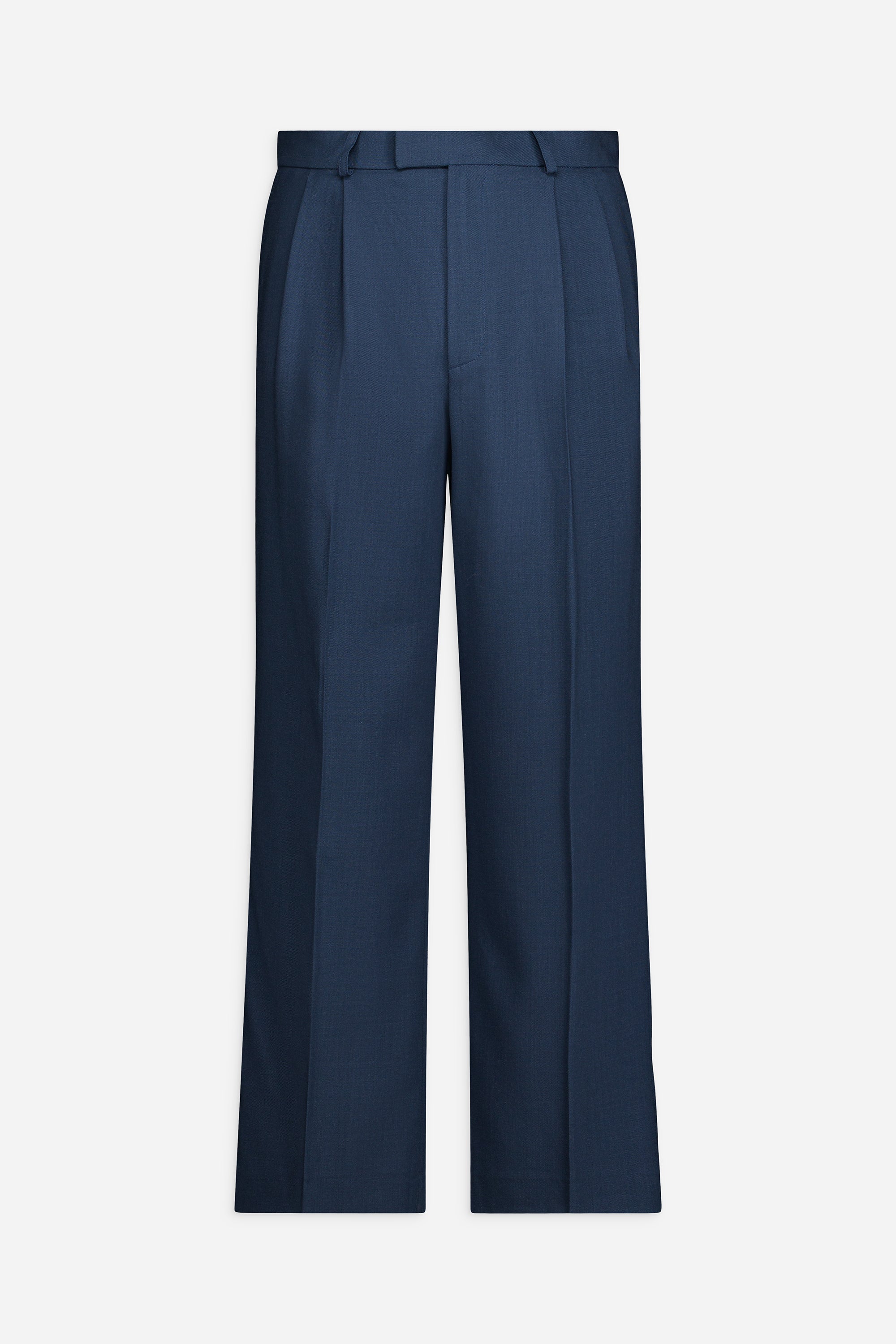 Paul & Joe Rody pantalon plis laine soie marine
