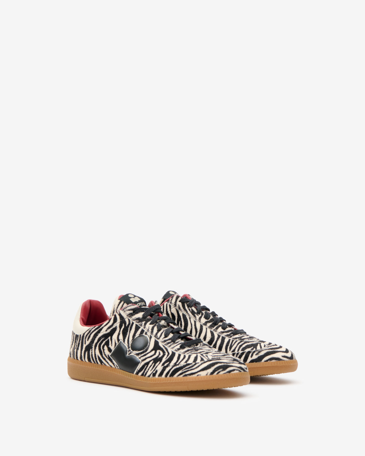 Isabel Marant Bryce baskets basses zèbre pony