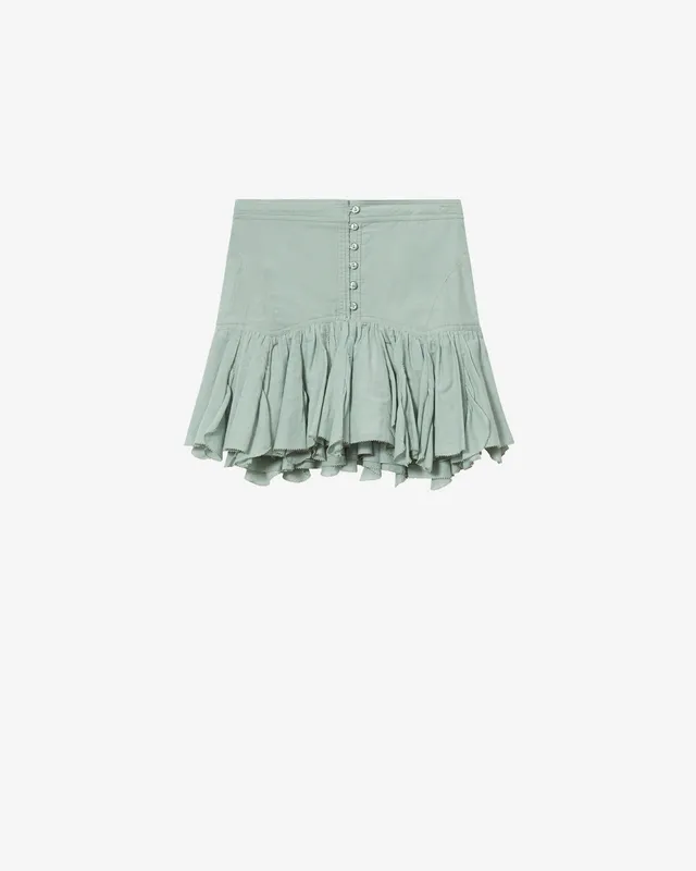 Isabel Marant Daneen jupe voile sauge