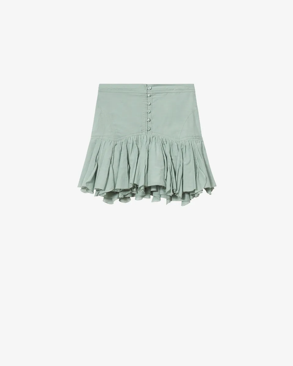 Isabel Marant Daneen jupe voile sauge