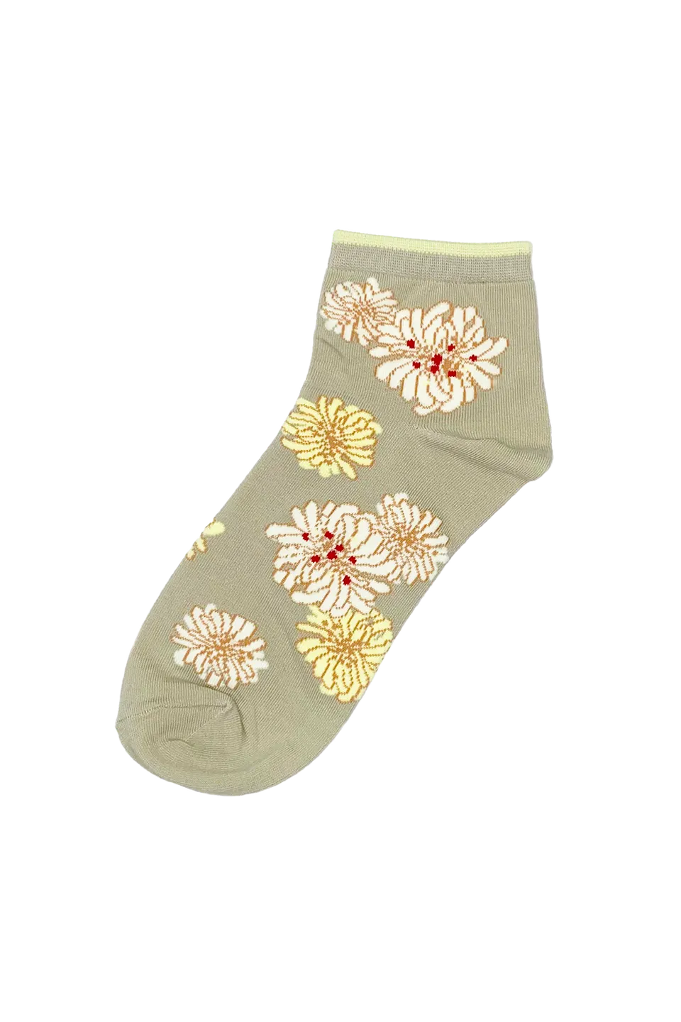 Paul & Joe Chrysanthème chaussettes beige épaisses