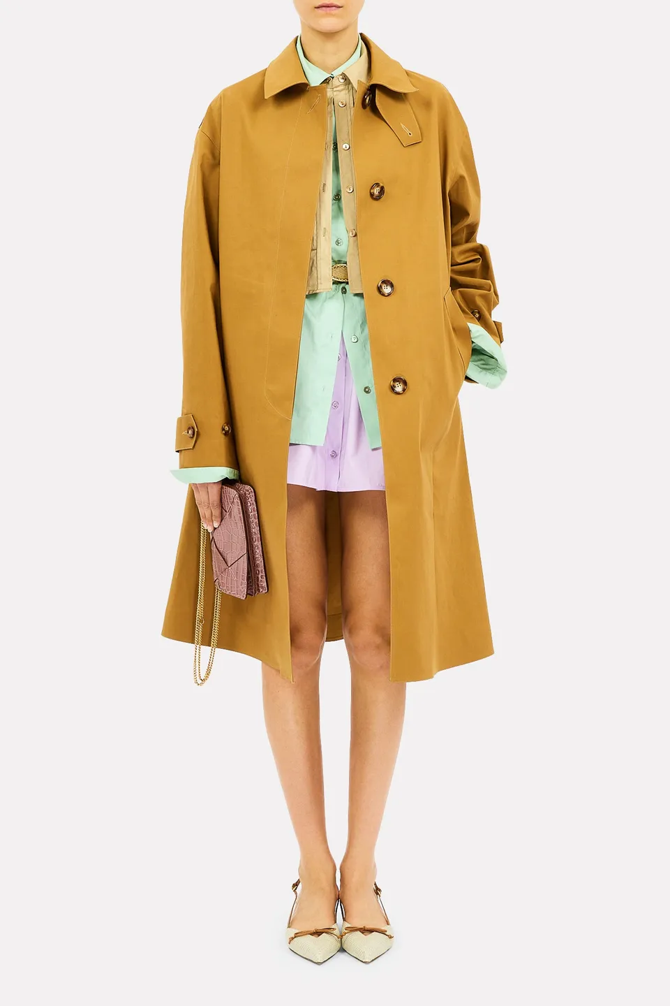 Ulla Johnson Cadogan Trench Coat kaki