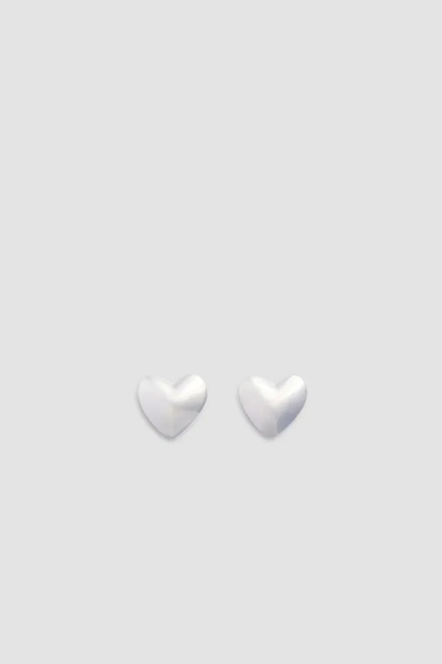 Patou JW143 boucles coeur argent TU clous