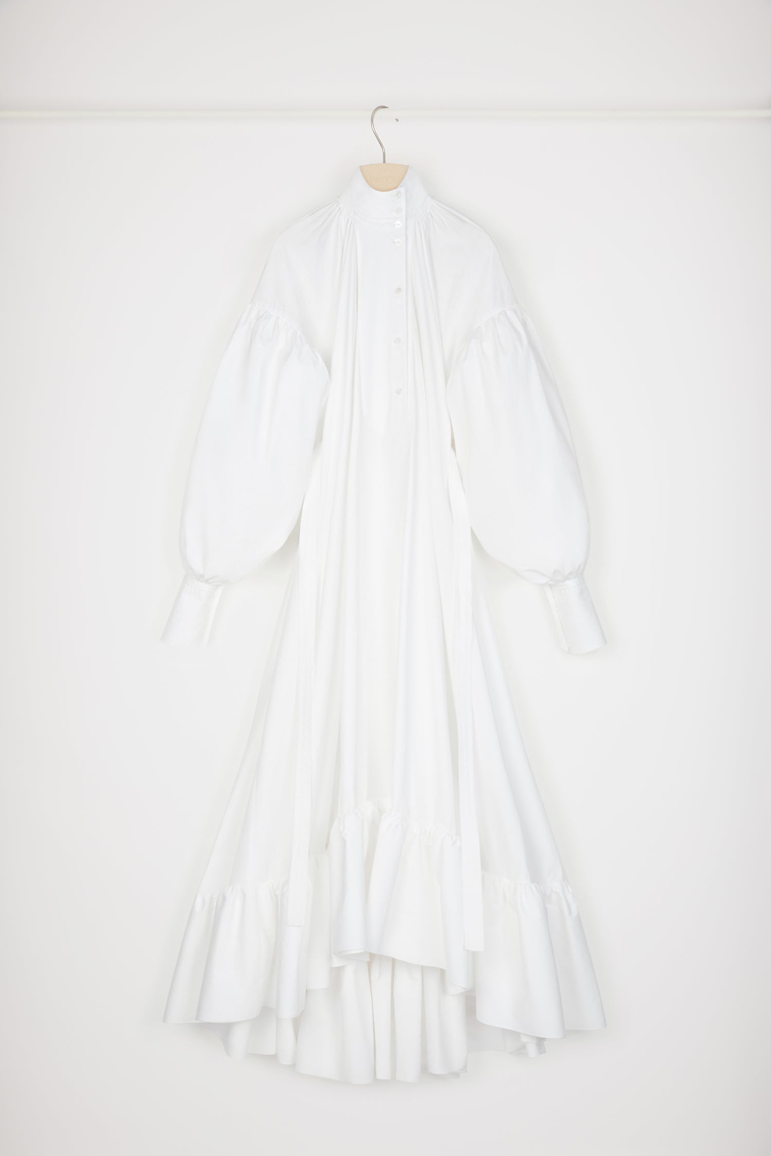 Patou P23DR1070017001W robe maxi blanche coton bio