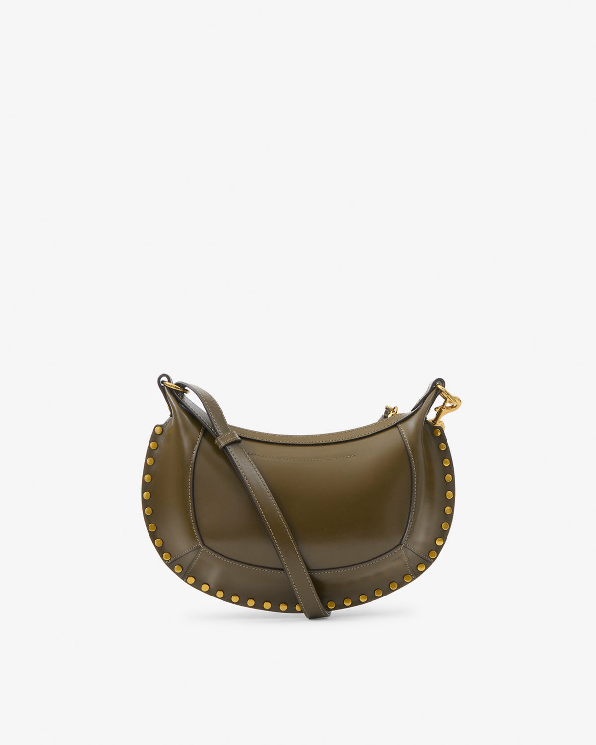 Isabel Marant Oskan Moon PP0003FA sac cuir olive foncé
