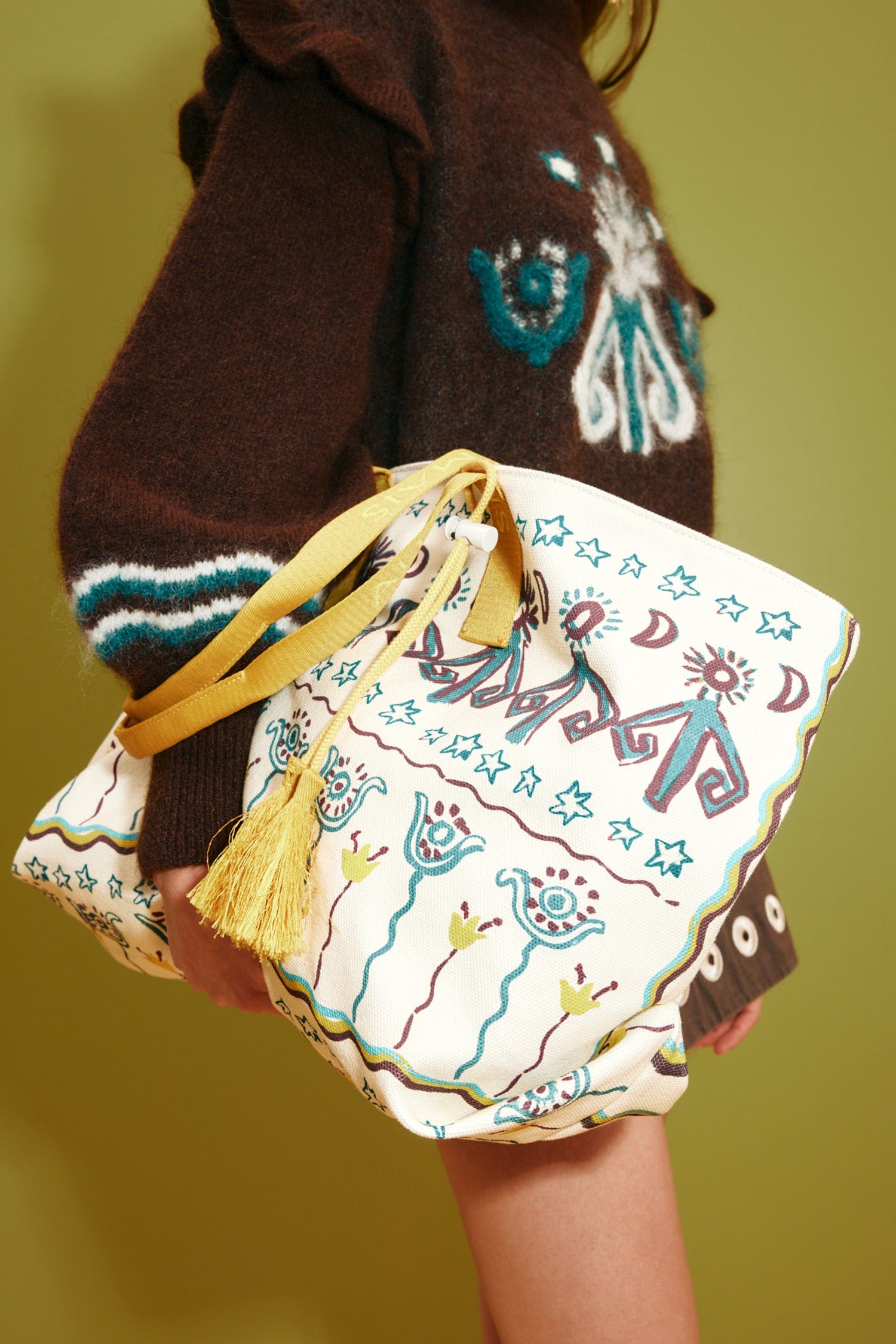 Alemaïs Sun Dancer tote sac cabas toile imprimé