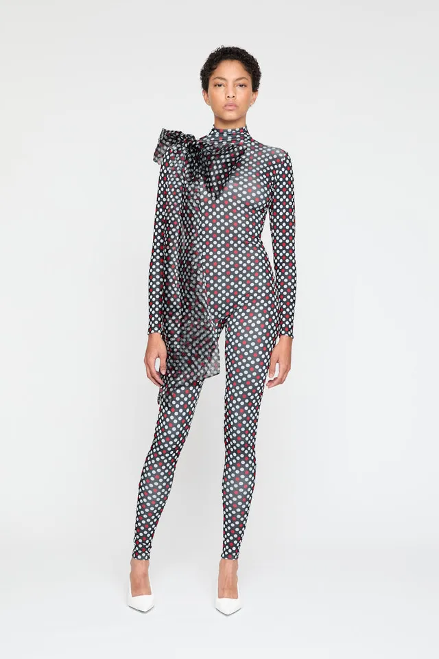 ATU Body Couture Small Dots Combinaison Pois Nœud