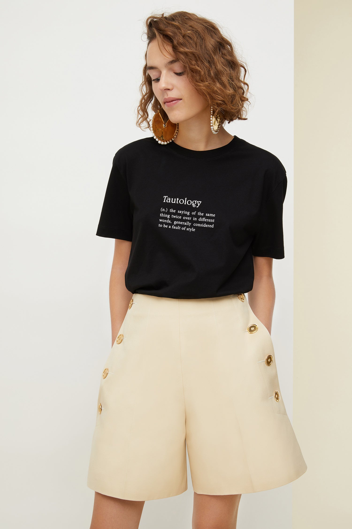 Patou P20TR0040027102V short coton vanille