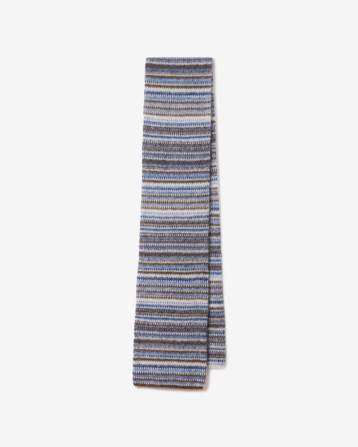 Isabel Marant Mouna écharpe mohair nuit rayures
