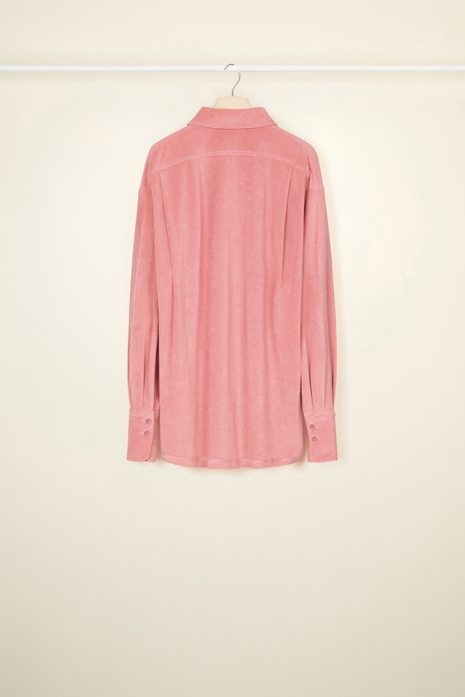 Patou JE039 chemise oversize rose antique coton bio
