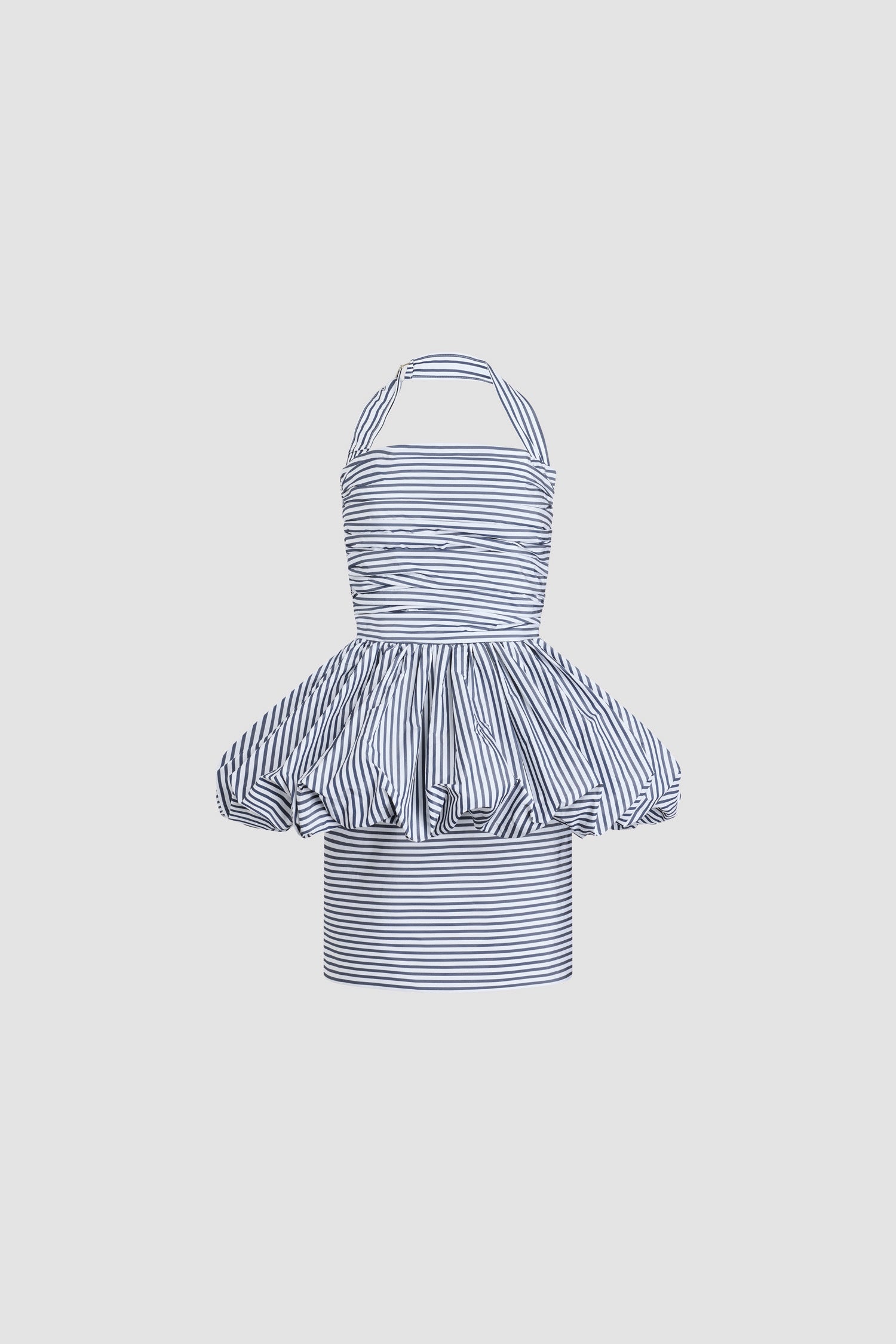 Patou DR236 mini robe bloomer dos nu rayures offshore