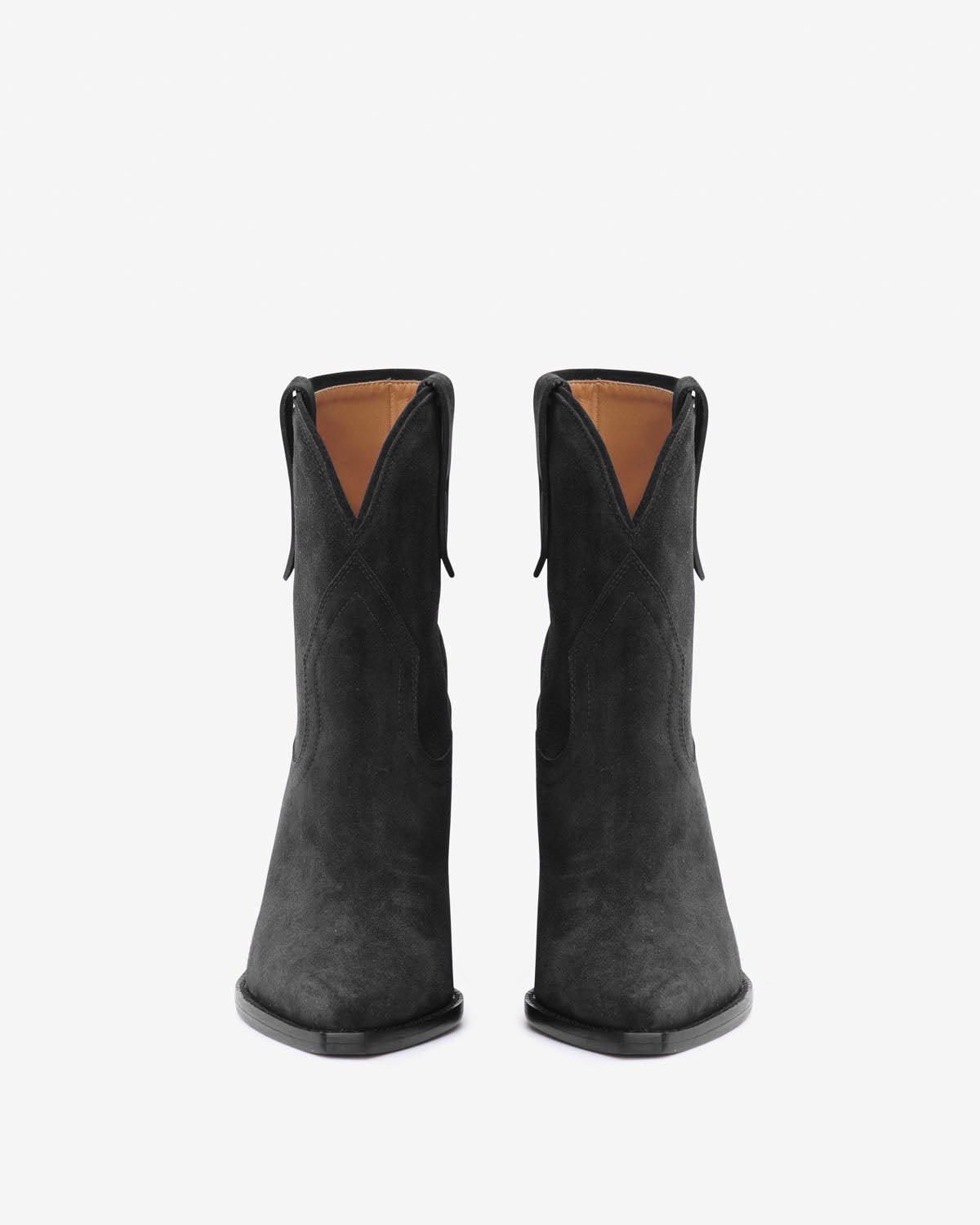 Isabel Marant Leyane bottines noir délavé cuir 9 cm
