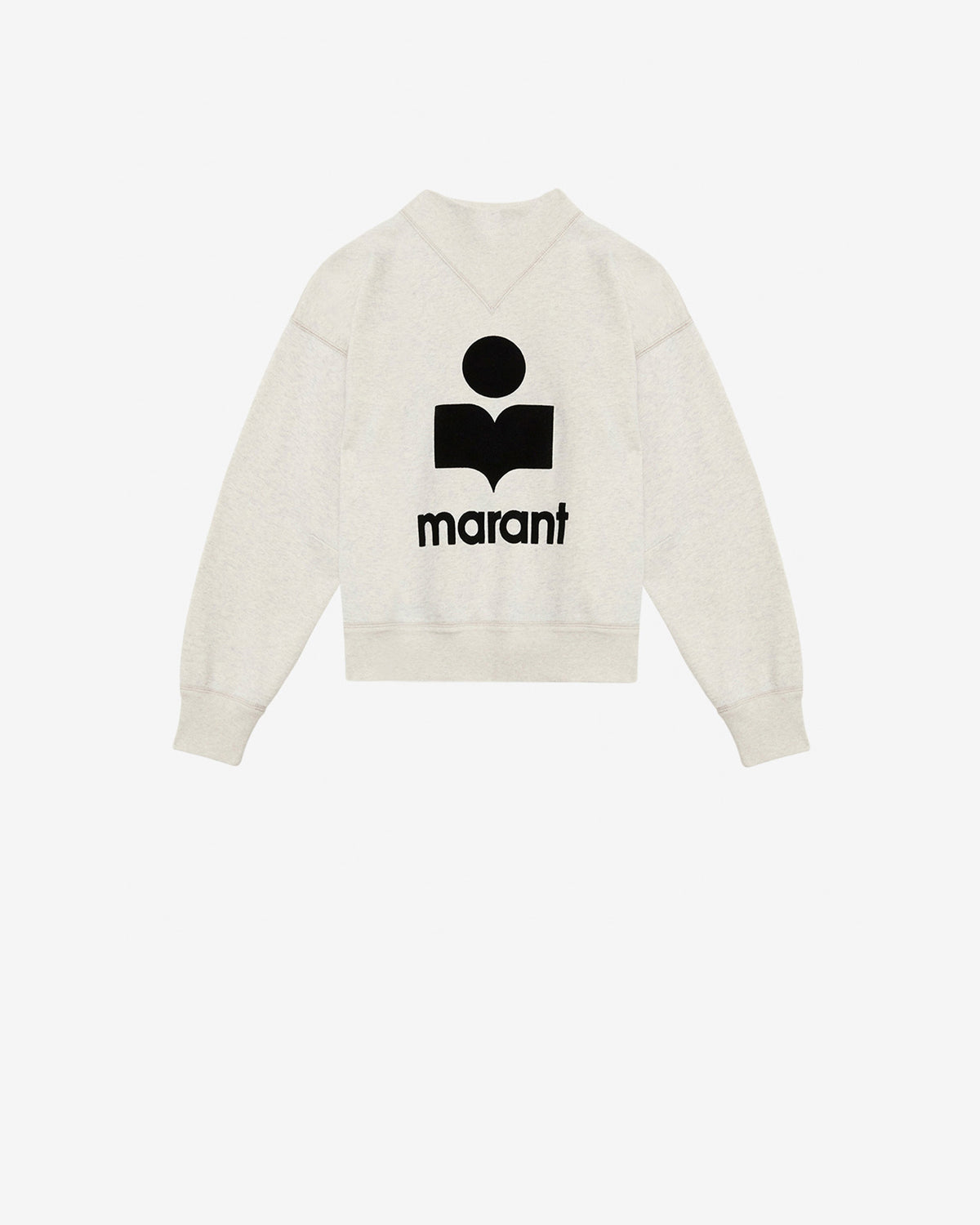 Isabel Marant Moby sweat coton écru logo