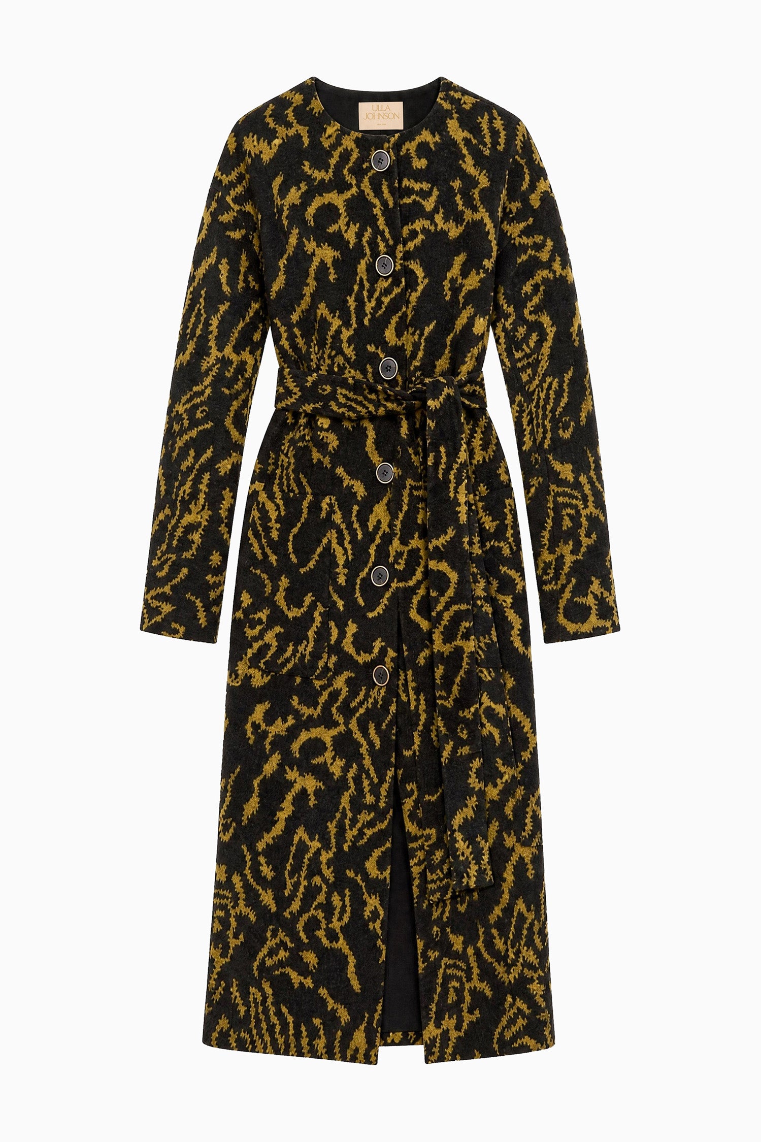 Ulla Johnson Fernanda manteau laine ambre long