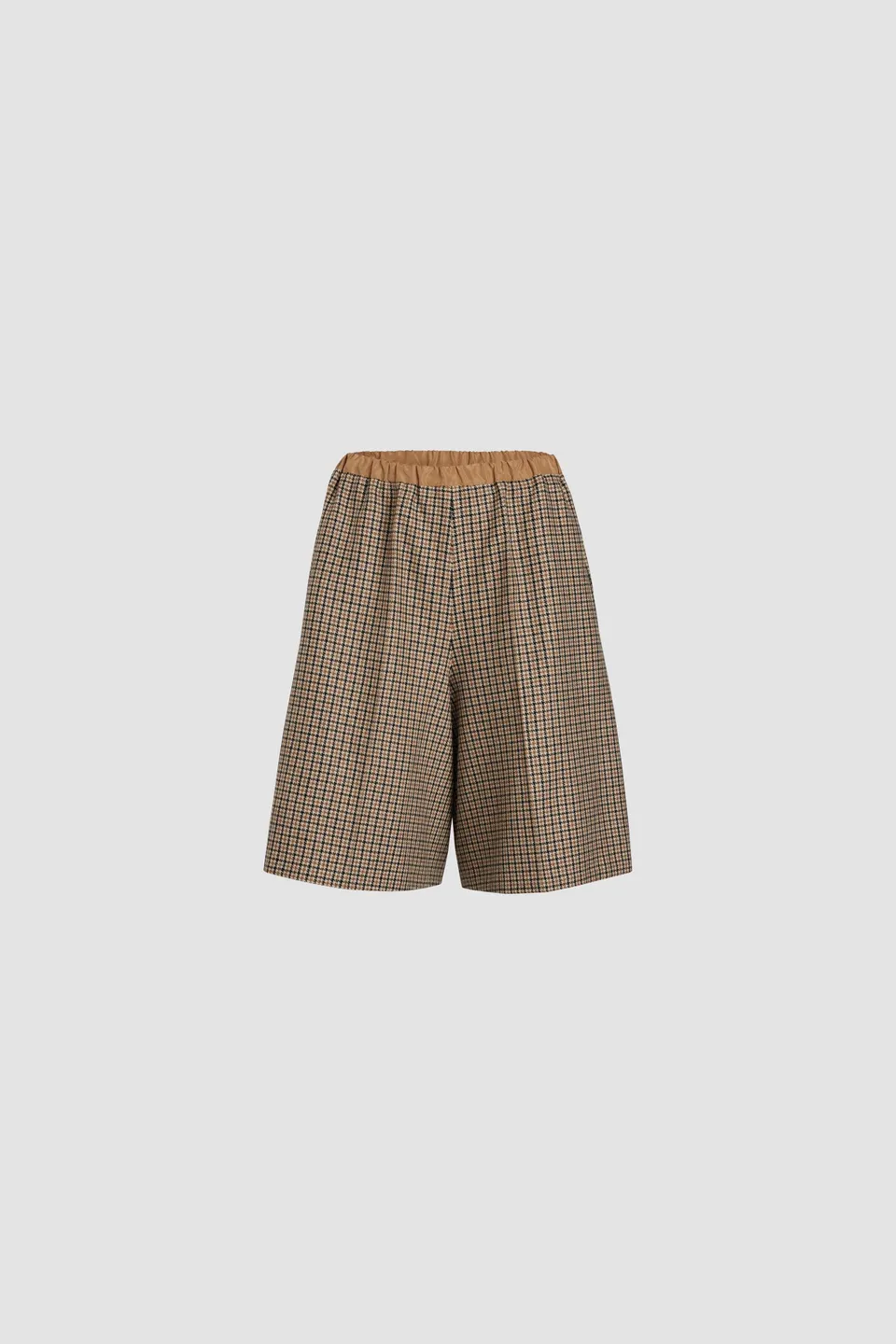 Patou H24TR04301955071 bermuda laine pied-de-poule