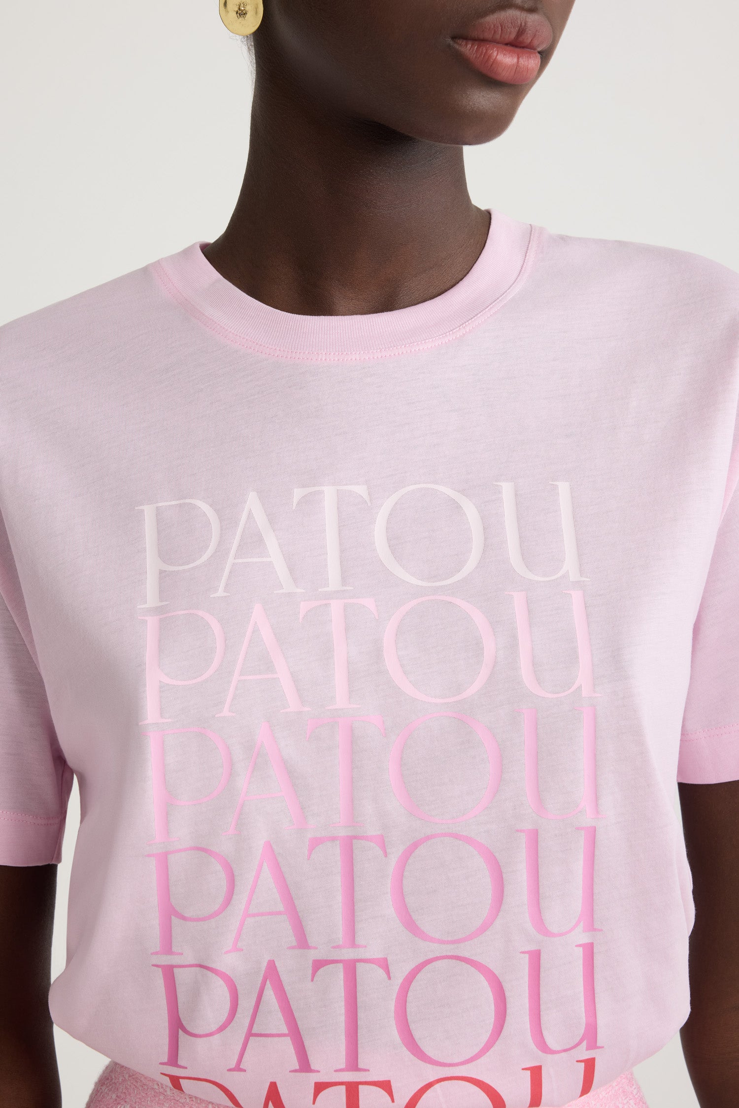 Patou JE112 t-shirt rose Primrose coton bio