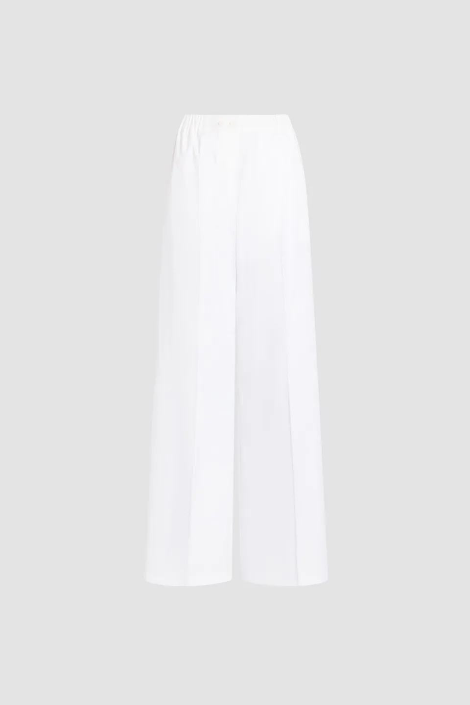 Patou TR063 pantalon coton bio blanc large