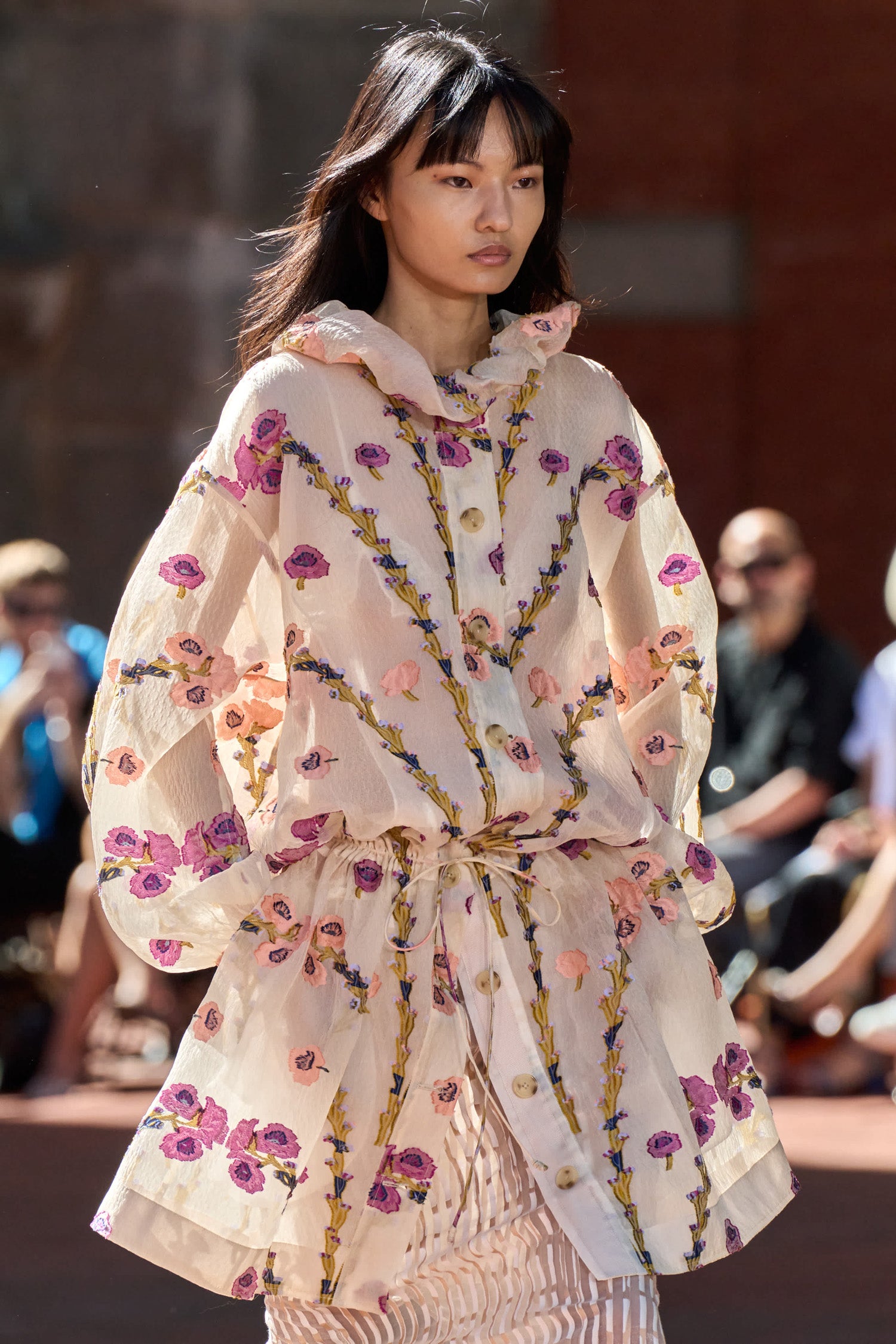 Ulla Johnson Lisette veste péplum pearl bloom