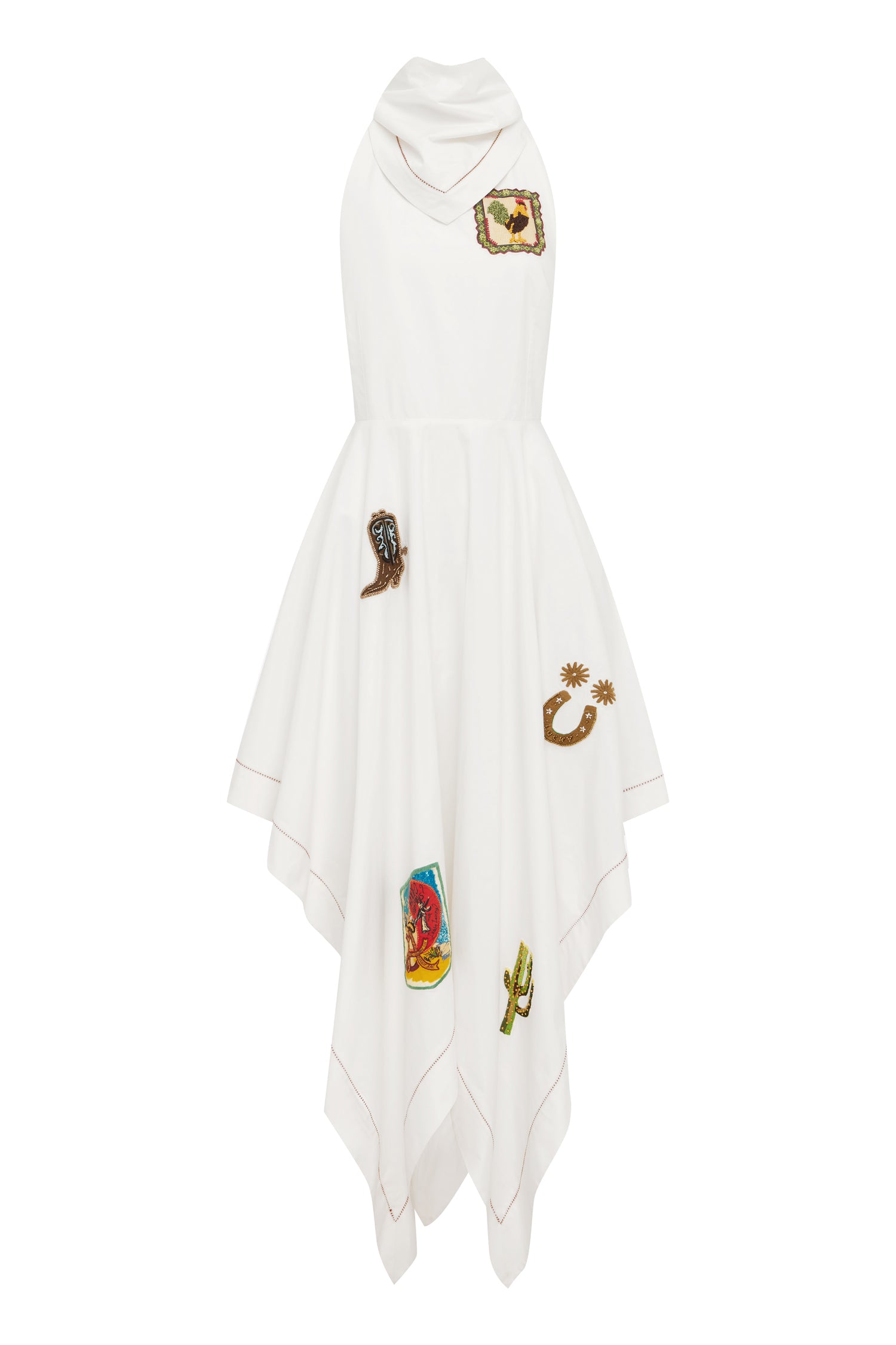 Alemäis Westwood robe midi 8 coton bio perles
