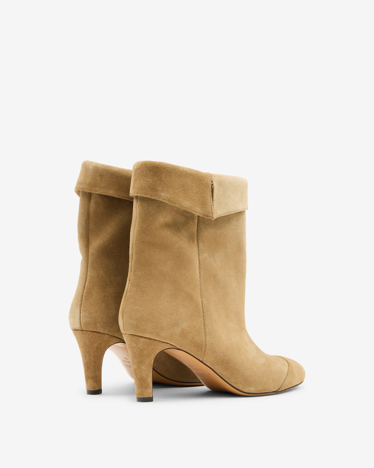 Isabel Marant Eldra bottines cuir taupe 6,5 cm