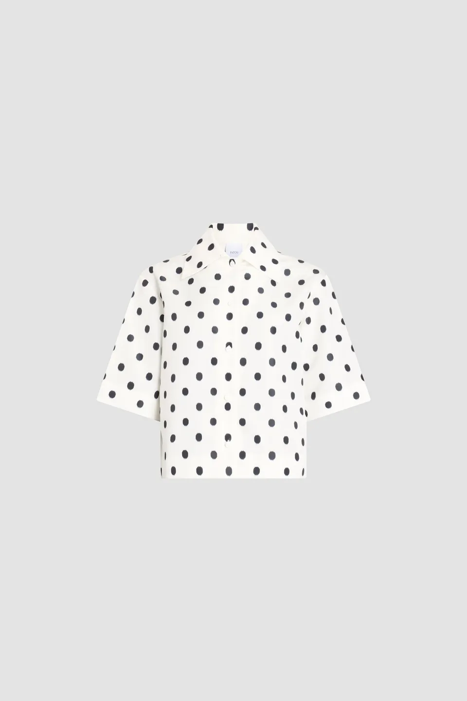 Patou BL059 blouse faille pois Cloud Dancer 34-44