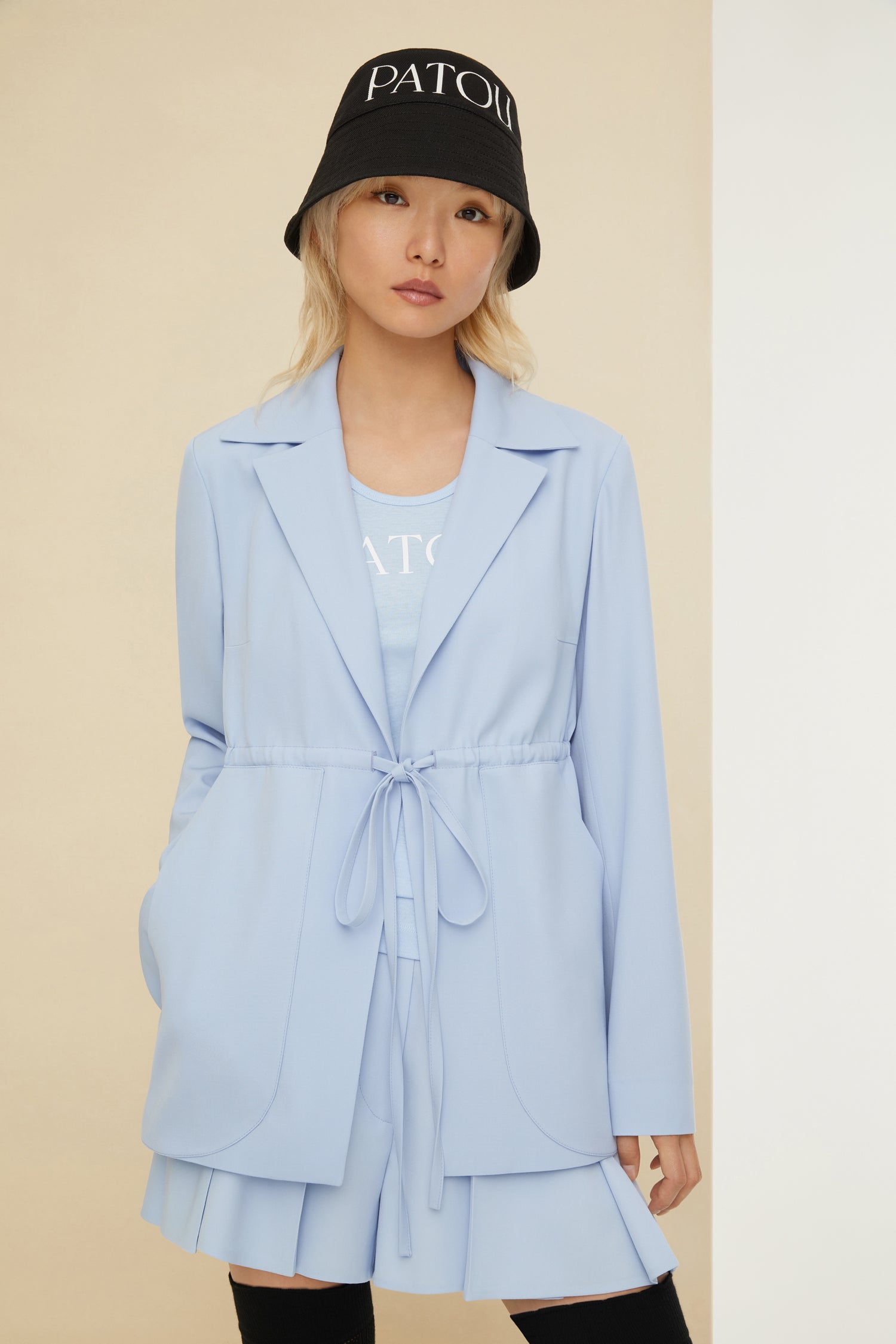 Patou P22JA0240103626B veste serge Sky Blue
